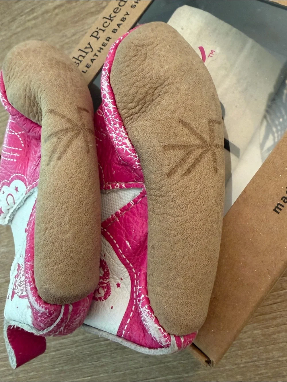 Freshly Picked Barbie™ Cowgirl Chelsea Boot Baby Shoe